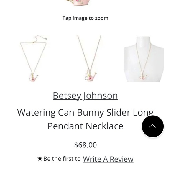 Betsey Johnson Spring Easter bunny in a watering can NEW - Picture 4 of 6